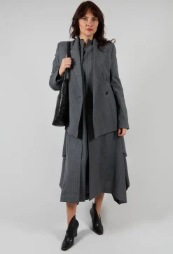 Malloni Jackets^Double Breasted Blazer in Grigio