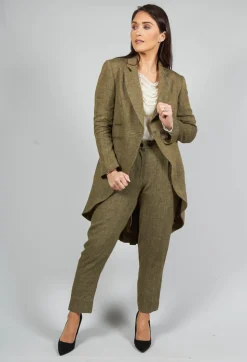 T.ba Coats^Double Breasted Blazer in Rock