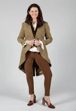 T.ba Coats^Double Breasted Blazer in Rock