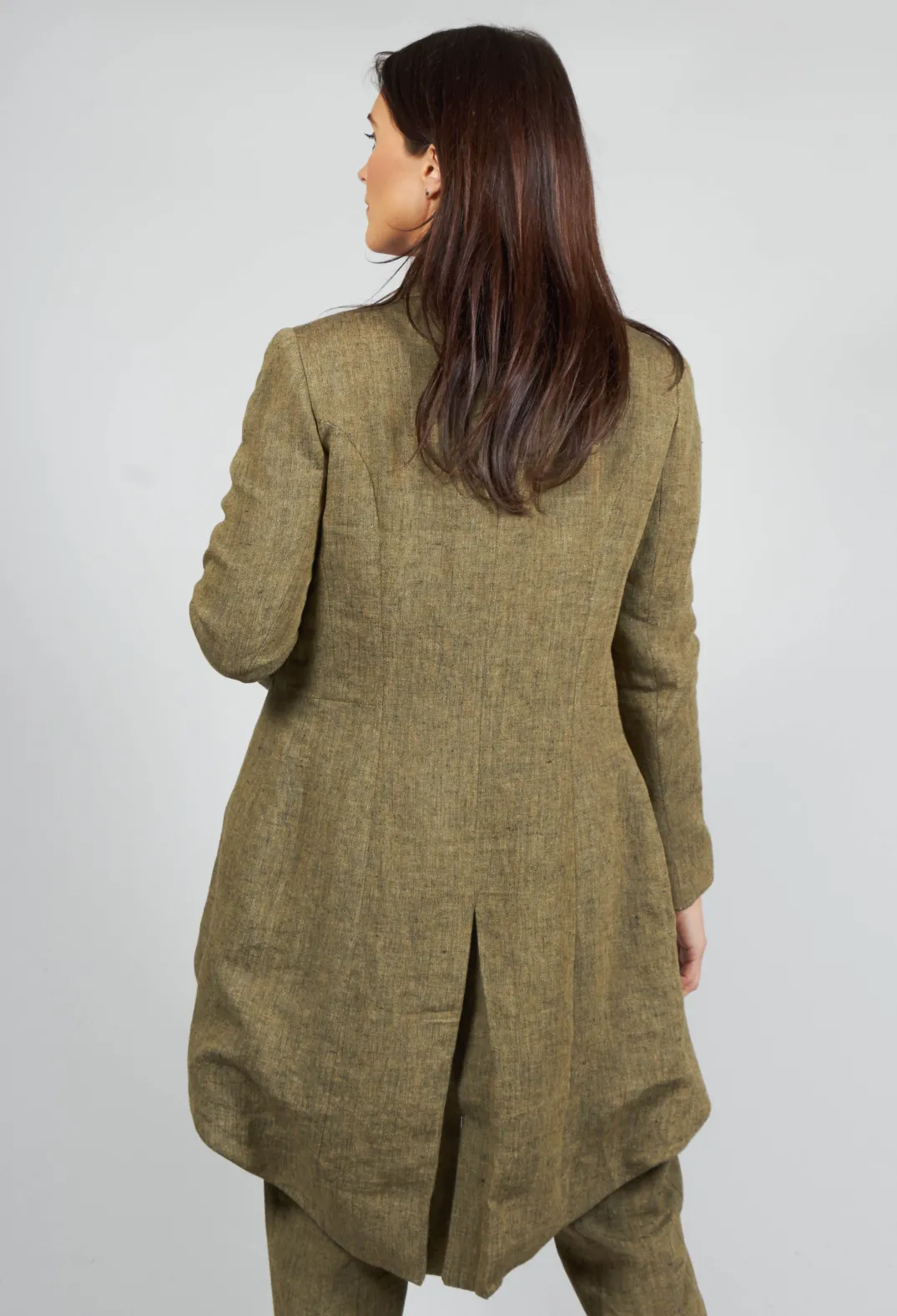 T.ba Coats^Double Breasted Blazer in Rock