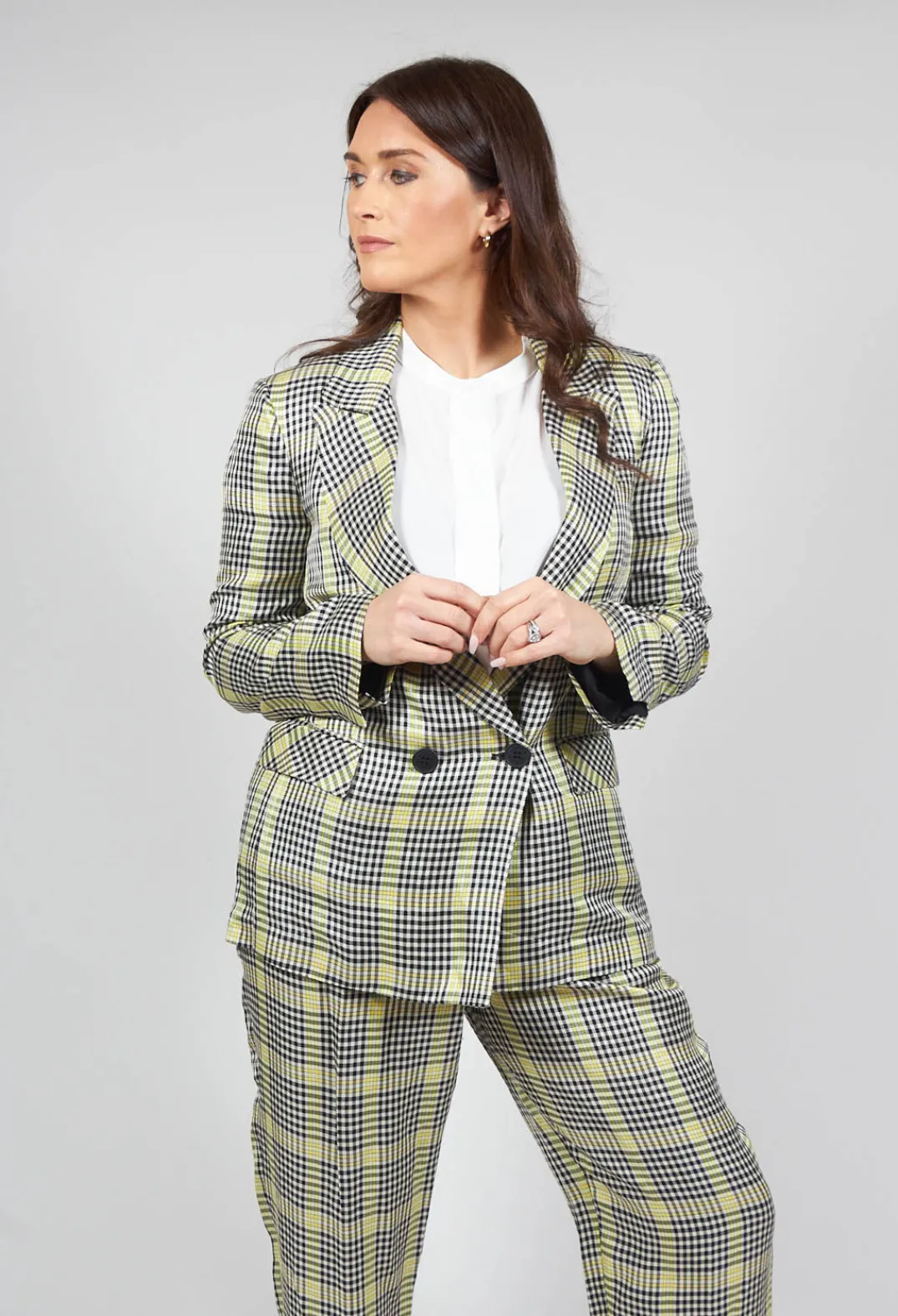 Beatrice B Jackets|Co-ords & Suits^Double Breasted Blazer in Yellow