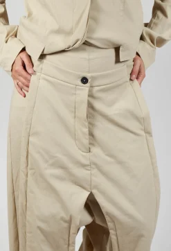 Rundholz Mainline Trousers^Double Front Trousers in Bone