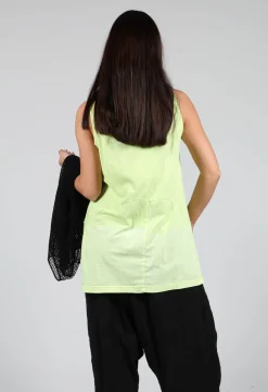 Rundholz Black Label Tops^Draped Jersey Vest Top in Sun Print