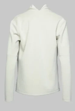 Xenia Design Shirts & Blouses^Draped Neck Top with Long Sleeves in Off White