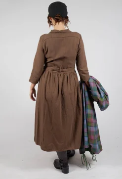 Hannoh Wessel Dresses^Dress Dalia in Brown