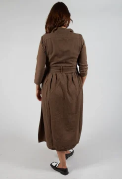 Hannoh Wessel Dresses^Dress Dalia in Brown