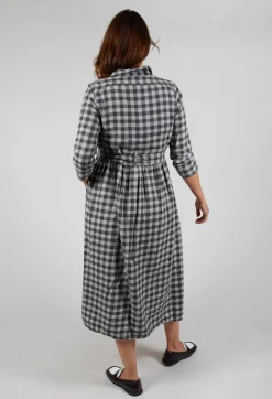 Hannoh Wessel Dresses^Dress Dalia in Grey Check