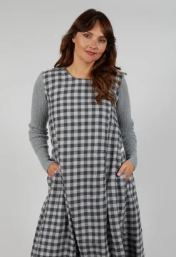 Hannoh Wessel Dresses^Dress Dea in Grey Check