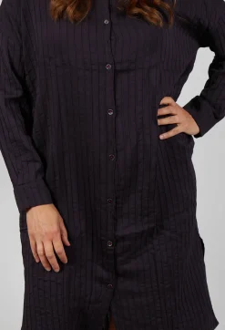 Hannoh Wessel Dresses^Dress Deodata in Plum