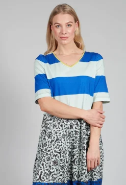 Traces of Me Dresses^Dress Durga Sea Stripes Amparo Blue in Blue