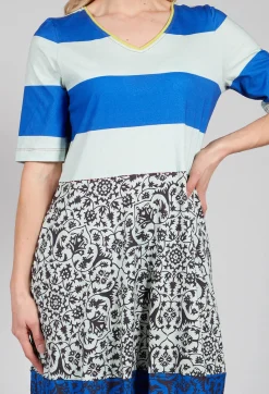 Traces of Me Dresses^Dress Durga Sea Stripes Amparo Blue in Blue