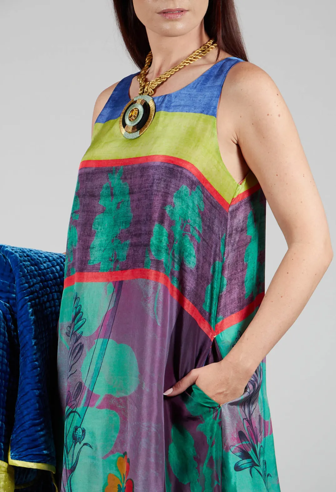 Traces of Me Dresses^Dress Gardenia Eucalyptus in Multicolour