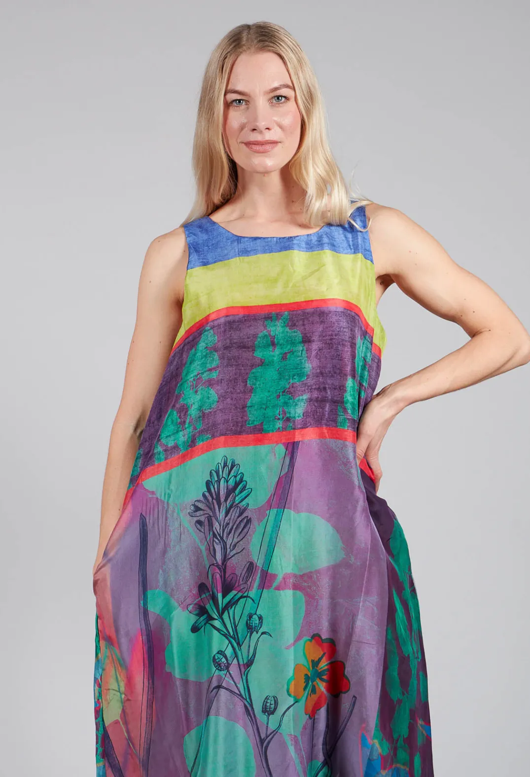 Traces of Me Dresses^Dress Gardenia Eucalyptus in Multicolour