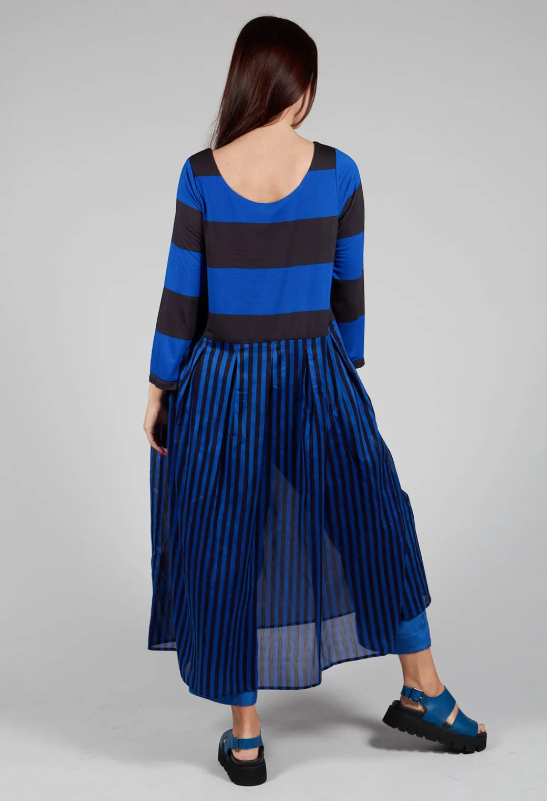 Traces of Me Dresses^Dress Maxy Vichy Amparo Blue in Blue