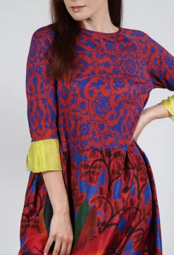 Traces of Me Dresses^Dress Poppy Classic and Cuffs Blossom in Red