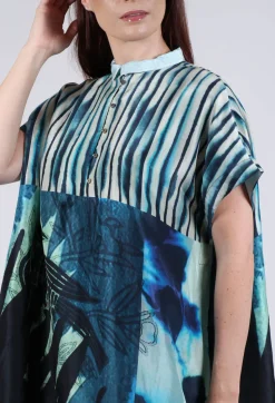 Traces of Me Dresses^Dress Selkie Black Dongo in Blue