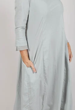 Rundholz Black Label Dresses^Dress with Mesh Detail Hems in Grey