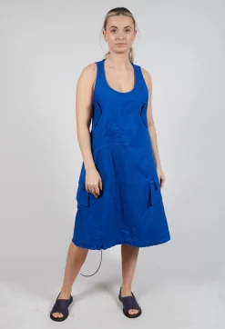 Rundholz Dip Dresses^Drop Armhole Dress with Pull Toggle Hemline in Royal