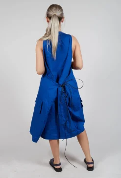 Rundholz Dip Dresses^Drop Armhole Dress with Pull Toggle Hemline in Royal