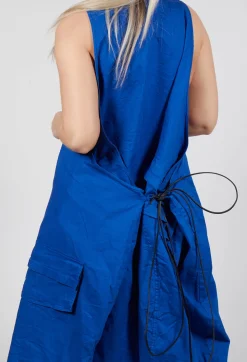 Rundholz Dip Dresses^Drop Armhole Dress with Pull Toggle Hemline in Royal
