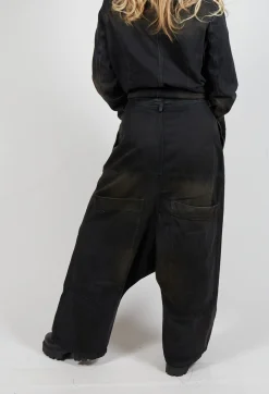 Rundholz Mainline Trousers^Drop Crotch Jeans in Fogged Camel Jean