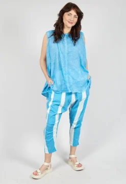 Rundholz Black Label Trousers^Drop Crotch Pull On Trousers in Malibu Print