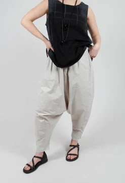 Moyuru Trousers^Drop Crotch Trouser in Grey