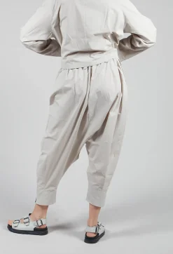 Moyuru Trousers^Drop Crotch Trouser in Grey