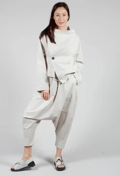 Moyuru Trousers^Drop Crotch Trouser in Grey