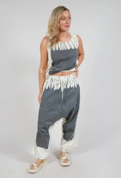 Rundholz Mainline Trousers^Drop Crotch Trousers in Asteroid Paint