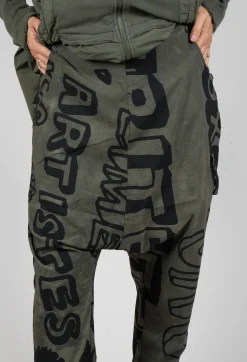 Rundholz Black Label Trousers^Drop Crotch Trousers in Camp Big Print