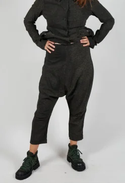 Rundholz Black Label Trousers^Drop Crotch Trousers in Jungle Print