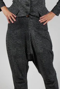 Rundholz Black Label Trousers^Drop Crotch Trousers in Rock Print