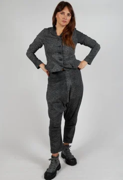 Rundholz Black Label Trousers^Drop Crotch Trousers in Rock Print