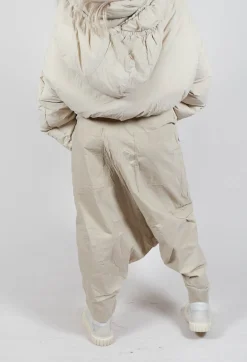 Rundholz Dip Trousers^Drop Crotch Trousers with Statement Pockets in Eraser