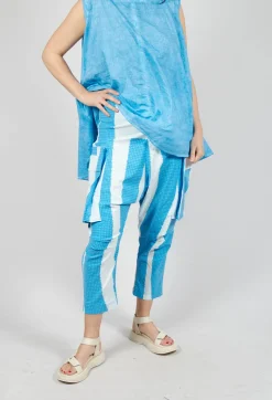 Rundholz Black Label Trousers^Drop Crotch Trousers with Feature Pockets in Malibu Print