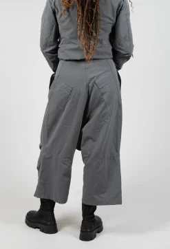 Rundholz Black Label Trousers^Drop Crotch Utility Trousers in Rock