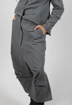 Rundholz Black Label Trousers^Drop Crotch Utility Trousers in Rock