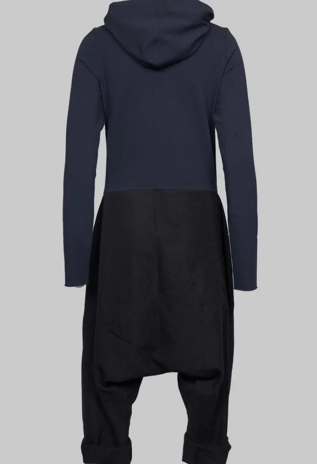 Marc Point Jumpsuits^Dropcrotch Jumpsuit with Contrasting Fabric in Navy and Black