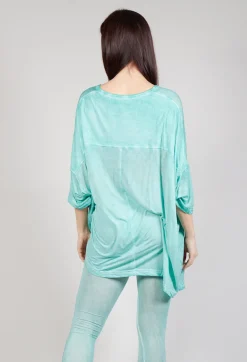 Rundholz Mainline Tops^Drop-Shoulder Flow Blouse in Tulip 50% Cloud