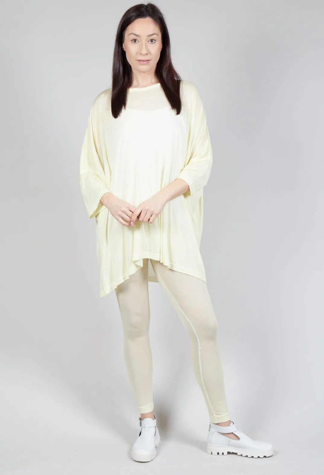 Rundholz Mainline Tops^Drop-Shoulder Flow Blouse in Lilly 50% Cloud