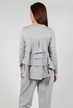 Mei Meij Jumpers^Dual Fabric Jumper in Perla