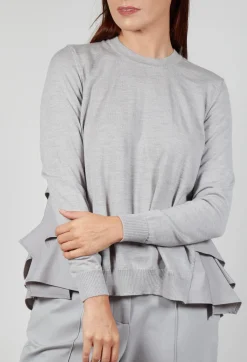 Mei Meij Jumpers^Dual Fabric Jumper in Perla