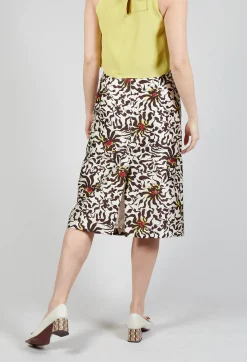 Beatrice B Skirts^Duchesse Skirt in Botanic Zebra Print