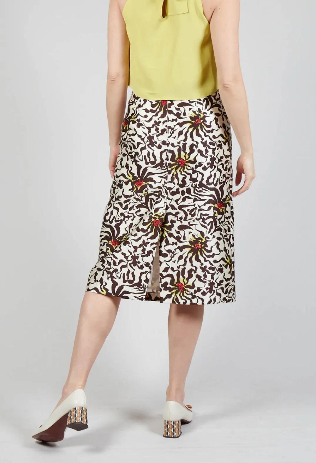 Beatrice B Skirts^Duchesse Skirt in Botanic Zebra Print