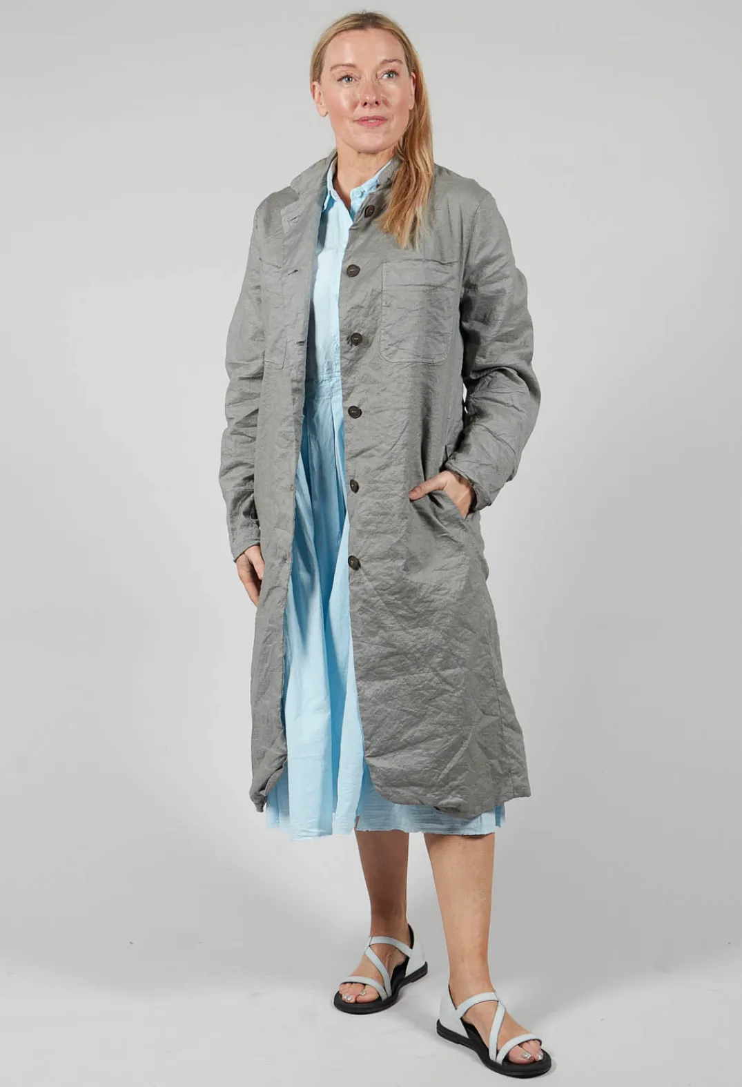 Aequamente Coats^Duster Coat in Ferro