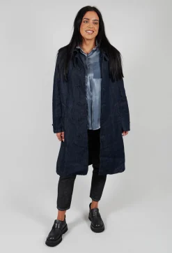 Apuntob Coats^Duster Coat in Indigo