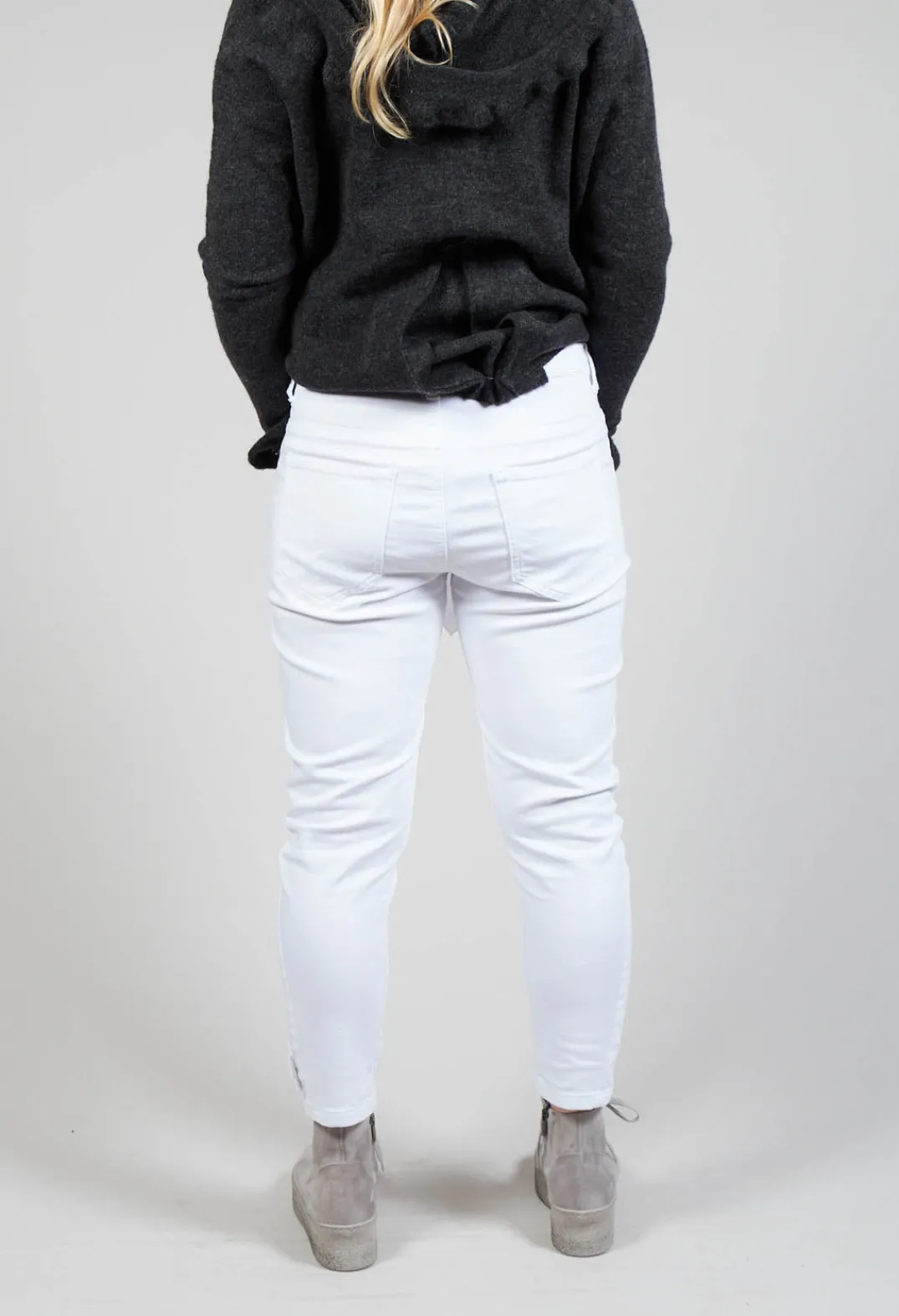 Pluslavie Jeans^Easy Jeans in White