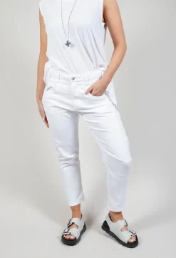 Pluslavie Jeans^Easy Jeans in White