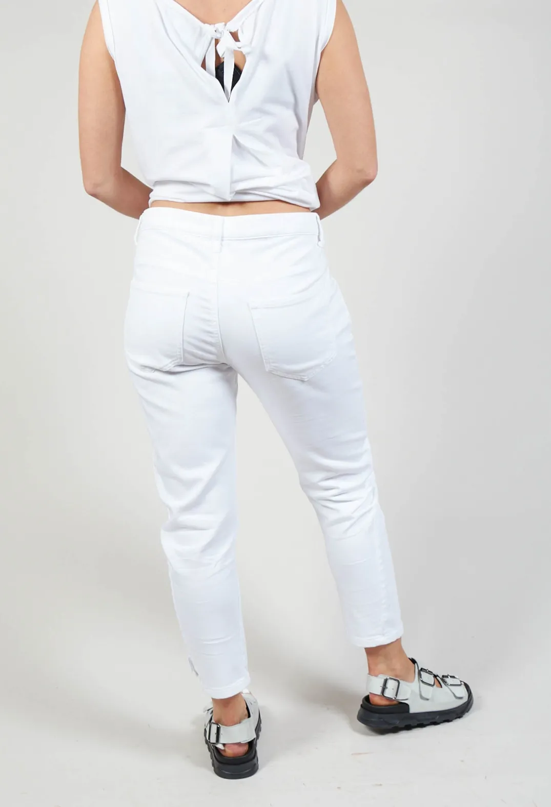 Pluslavie Jeans^Easy Jeans in White